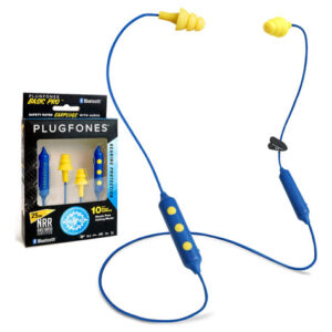 Plugfones Basic Pro Auriculares Bluetooth - Azul y Amarillo