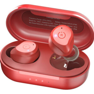 Audífonos Inalámbricos Híbridos Tozo Nc9 Rojo