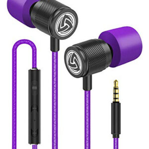 Auriculares LUDOS Ultra Morados - Con Micrófono y Aislante