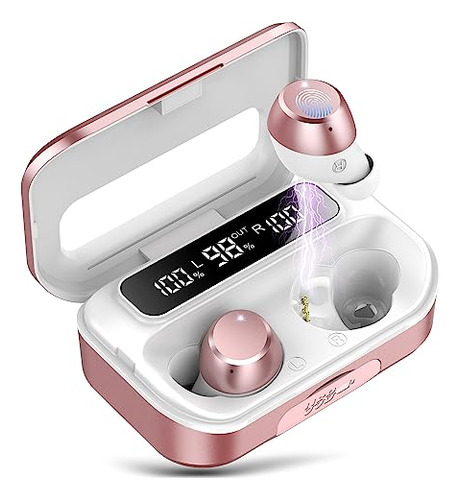 Auriculares Bluetooth 5.3 Inalámbricos 2024, Bajos Profund