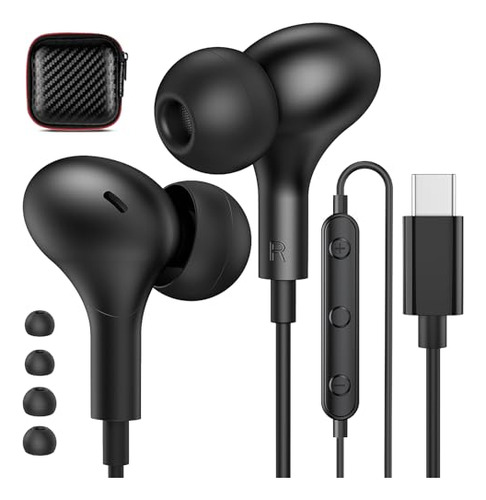 Audífonos USB C Samsung S24 Ultra S23 S22 - Auriculares Ma