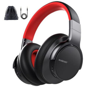 AUSDOM E7 Auriculares Bluetooth Cancelación Ruido Negro Ro