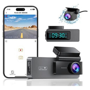 Cámara De Tablero Doble 2k+1080p Delantera Y Trasera, Wifi I