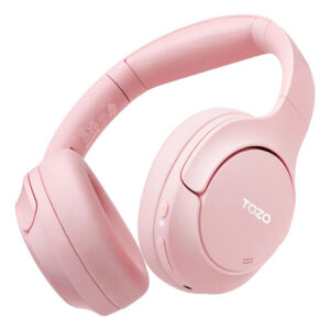 TOZO HT2 Auriculares Rosas Híbridos Cancelación de Ruido
