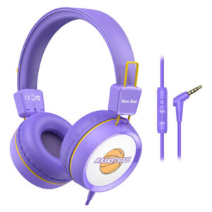 New bee KH20 Auriculares Infantiles para Escuela Morados co
