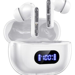 Auriculares MAOTAIPLUS Bluetooth Blanco, Cancelación Ruido