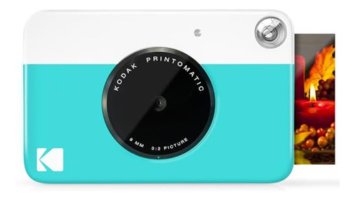 Kodak Printomatic Cámara Instantánea Digital Azul - Impre