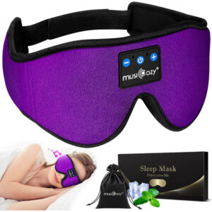 Auriculares MUSICOZY Bluetooth 5.2 para Dormir, Máscara Oj