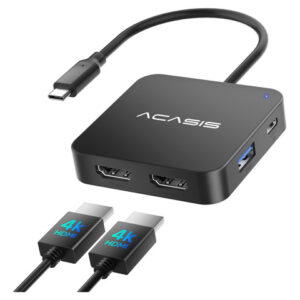 Estación De Acoplamiento Acasis Color Negro