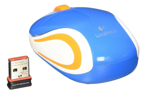 Mouse Inalámbrico Logitech M187 Color Azul