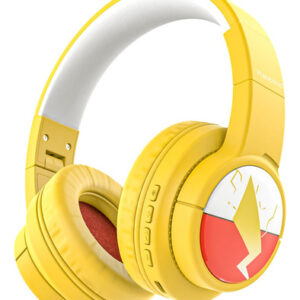Auriculares Bluetooth Rabbikid para Niños, Amarillos, con