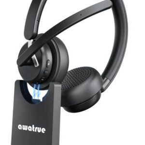 awatrue Auriculares Inalámbricos con Mic, Cancelación de
