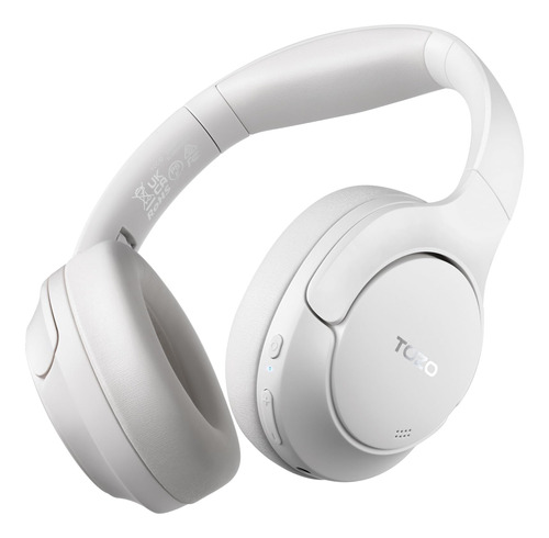 TOZO HT2 Auriculares Blancos Cancelación Ruido, Over Ear B