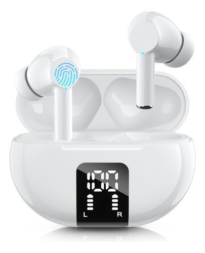 Audífonos Inalámbricos Con Bluetooth Carego Y42 Pro Blanco