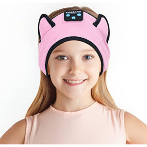 Auriculares Bluetooth KIDSBAND para Niños, Orejas de Gato,