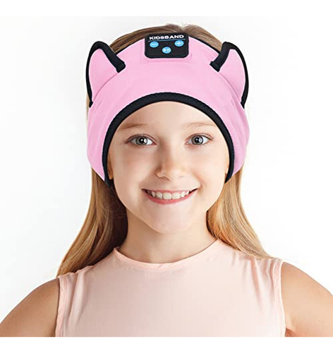 Auriculares Bluetooth KIDSBAND para Niños, Orejas de Gato,