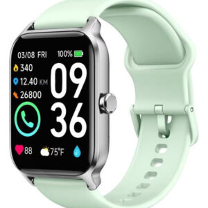 Reloj Inteligente Woneligo para Hombre y Mujer Verde, Bluet