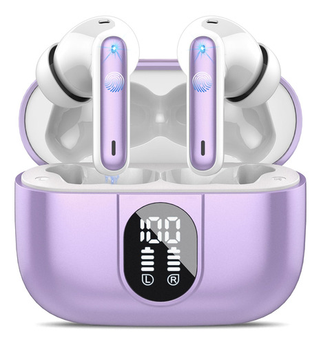 Auriculares Bluetooth 5.3 Inalámbricos 2024 HiFi, IP7, LED