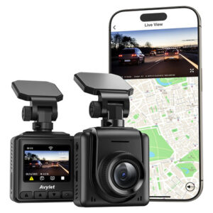 Cámara Dash Cam 2K Wi-Fi, GPS, Visión Nocturna, Sensor-G