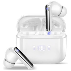 Auriculares Inalámbricos Bluetooth 5.3, Bajos Estéreo, IP
