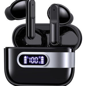 Occiam Auriculares Inalámbricos Bluetooth 5.3 Negros, IPX7