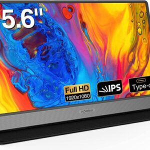 Monitor Portátil 15.6 1080p Pantalla Ips Usb-c Hdmi Koorui 15b1 Color Negro Con Bocinas Incluidas