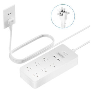 Regleta De Alimentación Ntonpower Color Blanco