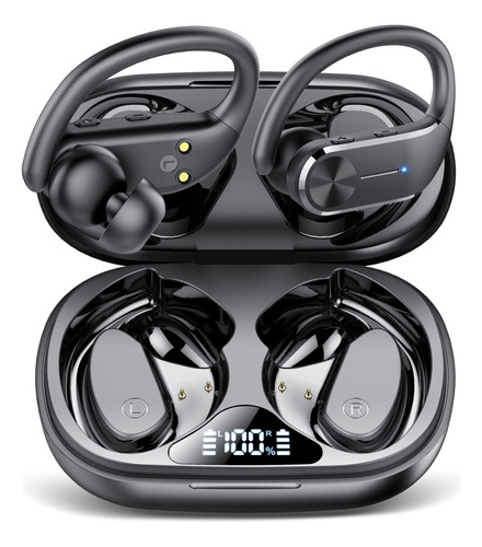 Audífonos Inalámbricos Deportivos Hadbleng Q28s-pb Negro