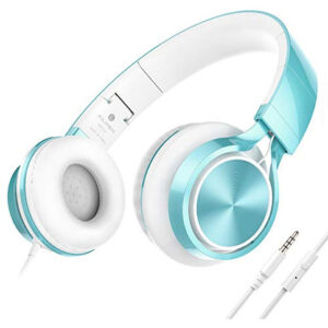 AILIHEN MS300 Auriculares Niños - Verde Lima, con Micrófo