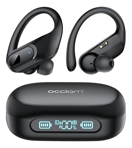Occiam Auriculares Bluetooth Inalámbricos Deporte Negros 9