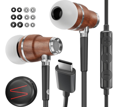 Auriculares Symphonized USB C para iPhone 15/Android - Colo