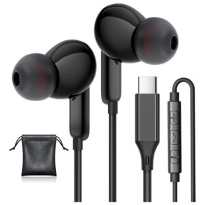 Audífonos Alámbricos Con Cable Usb-c Gsangoo Tcg18 Negro