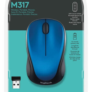 Logitech Mouse Inalámbrico M317, 2.4 Ghz Con Receptor Usb, S