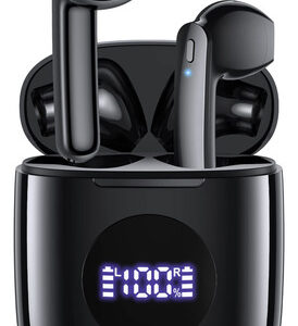 Auriculares Inalámbricos CAPOXO, Bluetooth, Estuche de Car