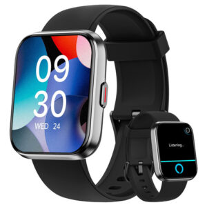 Fitpolo Reloj Inteligente 1.8'' Alexa, IP68, Monitor Cardí