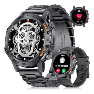 Reloj Inteligente FOXBOX Negro para Hombre Android iOS, Mon
