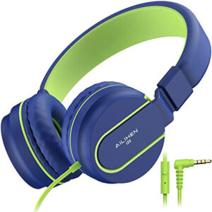 AILIHEN I35 Auriculares Niños Azul Verde, Volumen Seguro 9