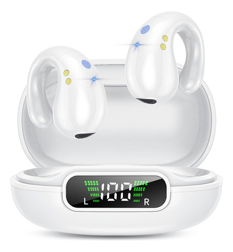 CoolJumper Auriculares Bluetooth 5.3 Deportivos Blanco - IP