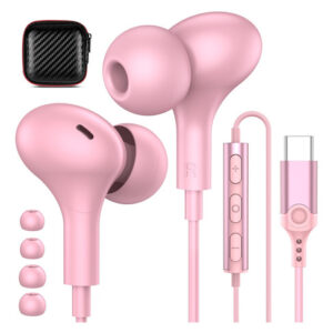Auriculares USB C Magnéticos con Mic, HiFi, Cancelación d