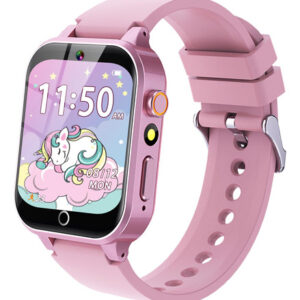Smartwatch Táctil HD para Niñas 5-12 Años, 26 Juegos y C