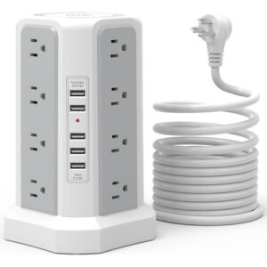 Torre Fararaka Protectores de Sobretensión con USB, 6FT, N