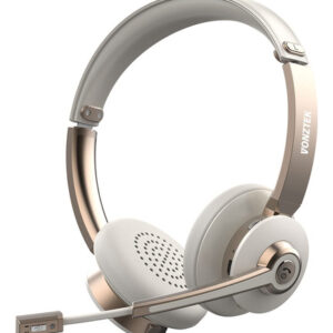 Auriculares Vonztek Bluetooth Oro con Micrófono, Cancelaci