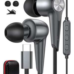 Auriculares USB C con Micrófono para Samsung S24 Ultra y i