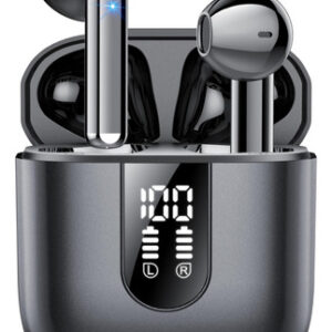 Auriculares Inalámbricos 2024 Bluetooth 5.3 HD, Negros - I