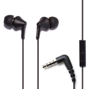 Auriculares Panasonic ErgoFit RP-TCM125-KA, Micrófono - Ne