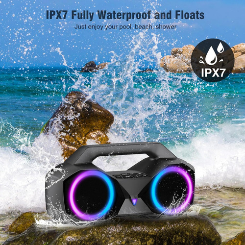 Kmag Altavoz Bluetooth Portátil Ipx7 Impermeable Altavoces 110v - Imagen 3