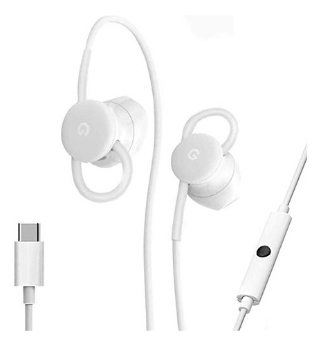 Auriculares USB-C Google para Pixel - Blancos, Digitales co