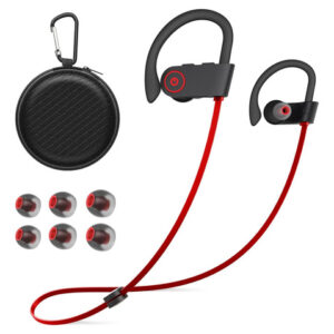 Auriculares Bluetooth JOYWISE Rojos Inalámbricos IPX7, 16H