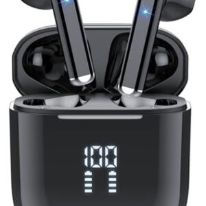 Auriculares Bluetooth 5.3 Inalámbricos, 4-Mic y ENC, Táct