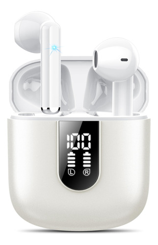Auriculares Inalámbricos 2024, Bluetooth 5.3 HiFi, IPX7, B